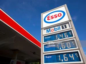 Esso Gas Station Logo Sign