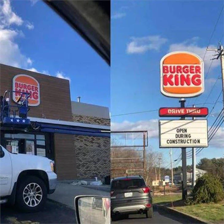 Burger King Shops Convenience Stores Logo Light Box Sign